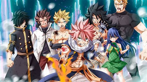 Anime, lead characters, Fairy Tail , 2560x1440, fairy tales anime show HD wallpaper | Pxfuel