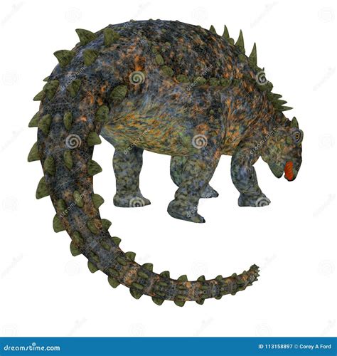 Polacanthus Dinosaur Ancient Vector Illustration Transparent Background ...