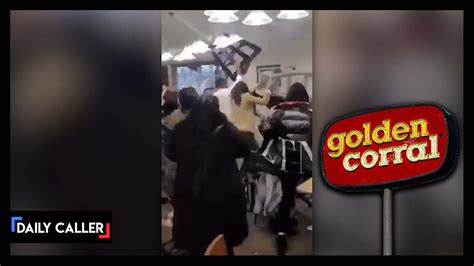 FOOD FIGHT: Golden Corral Breaks Out Into A Massive Brawl