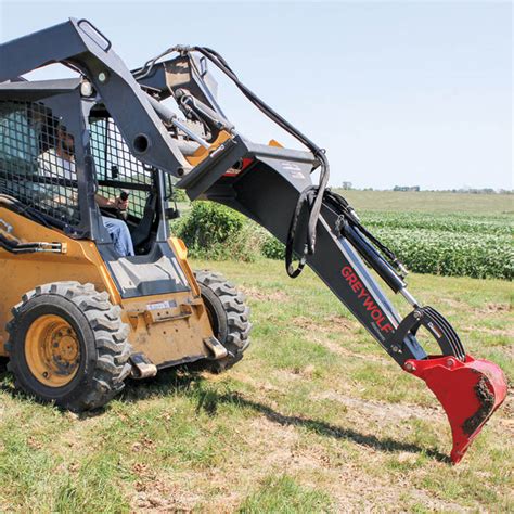 Grey Wolf™ Skid Steer Backhoe Attachment (1065) - Free Shipping!