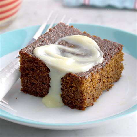 Contest-Winning Gingerbread with Lemon Sauce Recipe | Taste of Home