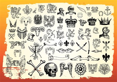 Antique Heraldry Vector Art & Graphics | freevector.com