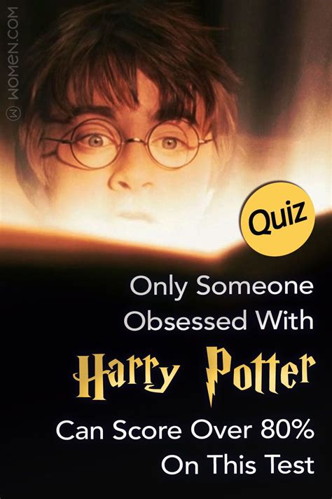 Only Someone Obsessed With Harry Potter Can Score Over 80% On This Quiz in 2020 | Harry potter ...