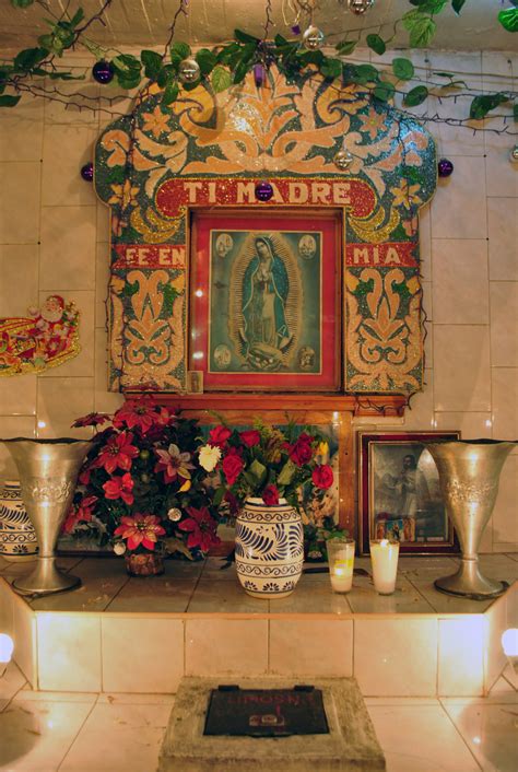 All about Mary. - A Mexican shrine for Our Lady of Guadalupe.