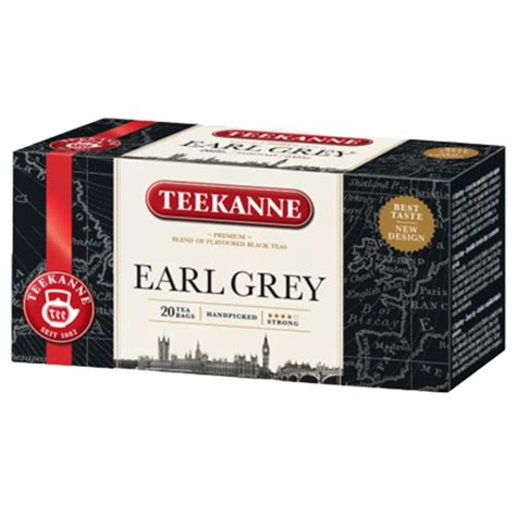 Teekanne Earl Grey Black Tea, Premium Blend, 20 ct. - The Taste of Germany