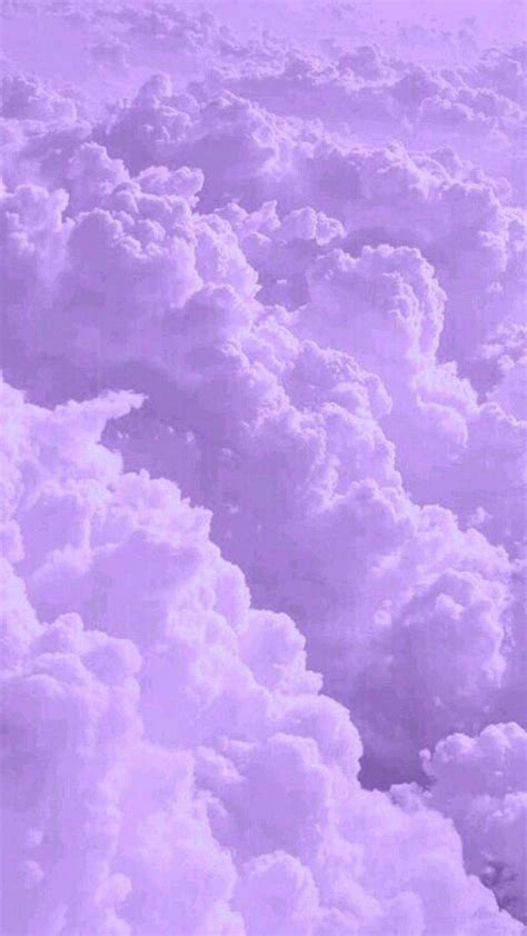 Download Aesthetic Lavender Clouds Wallpaper | Wallpapers.com