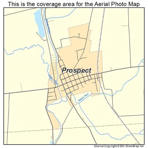 Aerial Photography Map of Prospect, OH Ohio