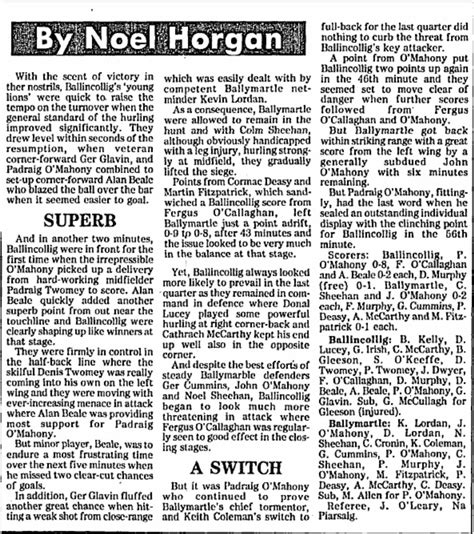 Cork Hurling History 🔴⚪️ on Twitter: "On this day in 1995 ...