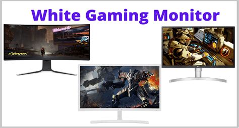 White Gaming Monitor [Top 11] – Buyer’s Guide in 2022