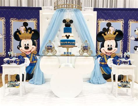 Mickey Mouse/ Prince / Birthday "Manson, The Royal Prince birthday party" | Catch My Party