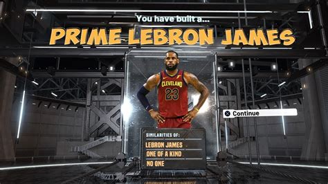 LEBRON JAMES BUILD NBA 2K20!! PRIME LEBRON BUILD IS A DEMIGOD NBA 2K20!! - YouTube