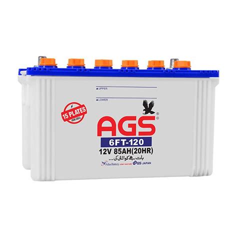 AGS Battery 6FT 120 85 AH 15 Plate AGS Battery 6FT 120 - Battery Ustad