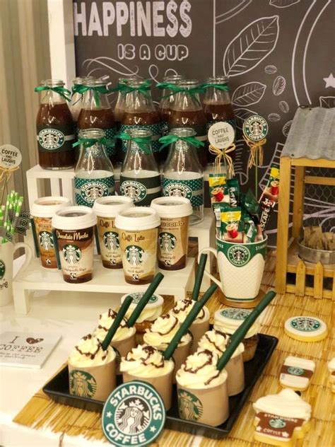 Starbucks birthday party ideas photo 6 of 40 – Artofit