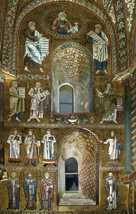 Mosaics in the Cathedral of Cefalù (1145-60)