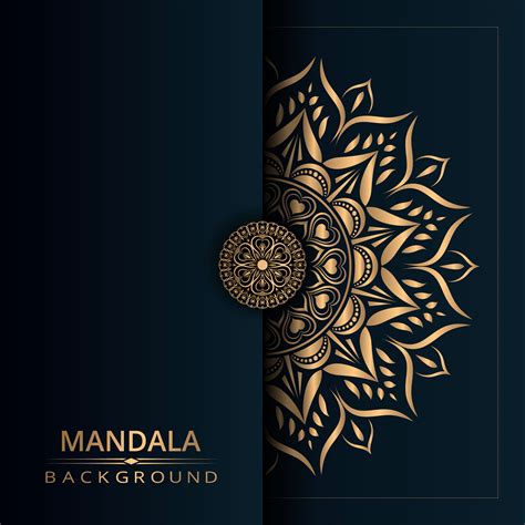 Golden mandala design background 1216105 Vector Art at Vecteezy