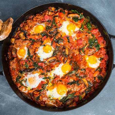 Full English Shakshuka in 2020 | Menemen recipe, Turkish recipes, Turkish breakfast