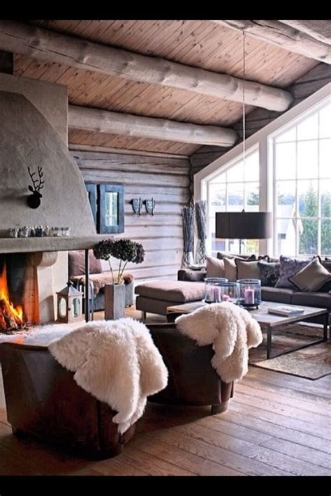 Winter cottage colours | Rustic home design, Cottage interior, Rustic house