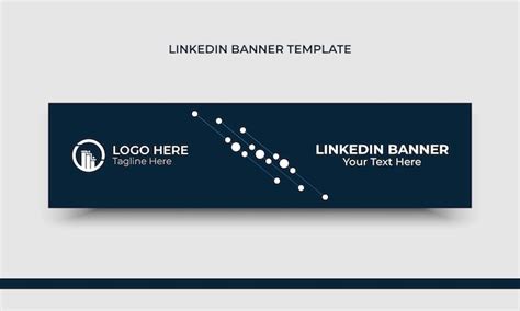 Premium Vector | Linkedin banner and web cover template