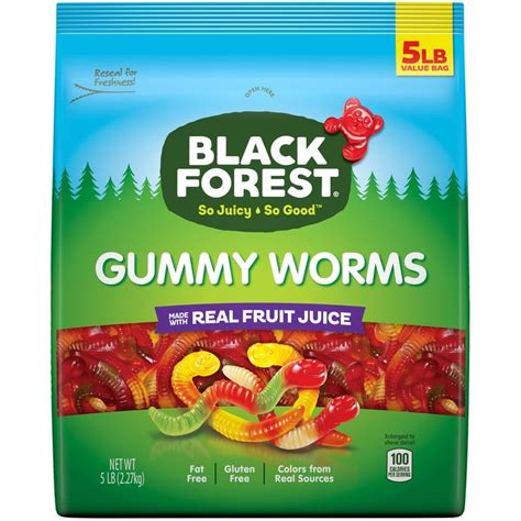 Black Forest Gummy Worms Bag, 5 Lb - Walmart.com