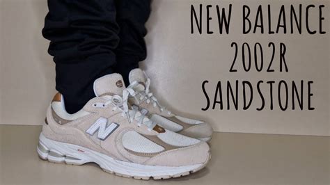 New Balance 2002R Sandstone On Foot | Detailed Look - YouTube