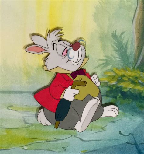 Animation Collection: Original Production Cel of the White Rabbit from ...