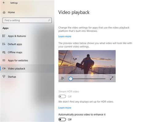 How to Activate & Enable HDR Video Playback on Windows 10 - Tech Journey