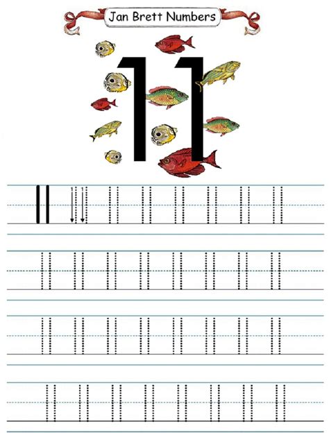 Number 11 Worksheets Printable | Activity Shelter