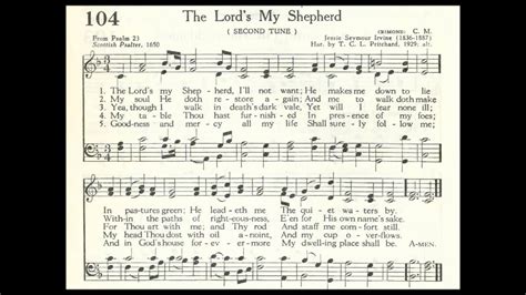 The Lord's My Shepherd Chords - Chordify