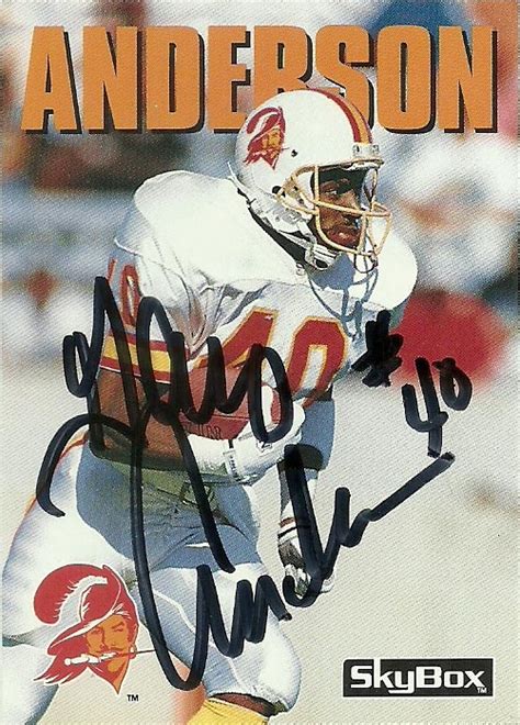 Anderson, Gary (RB) | The Football Autograph Encyclopedia