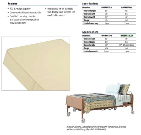 650-Pound Expandable Bariatric Bed Package : Bariatric Hospital Beds