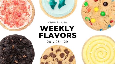 Crumbl Cookie Weekly Menu Through July 29, 2023 - Rutherford Source