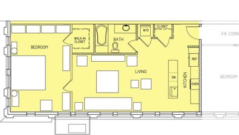David's Home Above the Jewelry Store — Small Cool | Small apartment plans, Store plan, Apartment ...