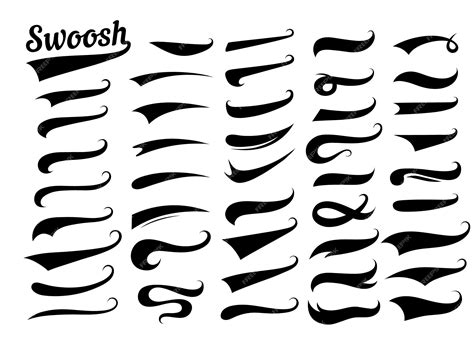 Font Swashes SVG, Font Tails Swooshes Svg Set By SVGPouch TheHungryJPEG ...