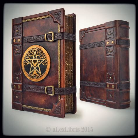 The Great Grimoire, 9.3 x 12.7 inches... | Leather books, Book of ...