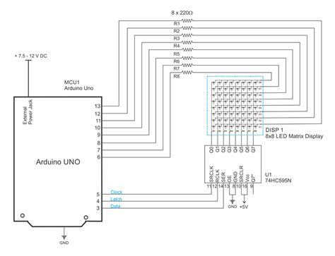 8x8 Rgb Led Matrix Circuit Diagram