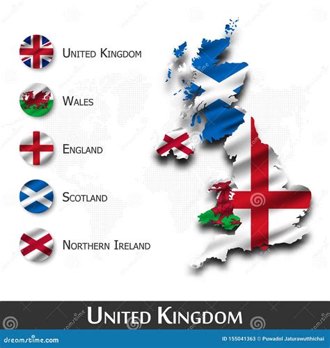 Scotland Vs United Kingdom Flags Royalty-Free Stock Photography ...