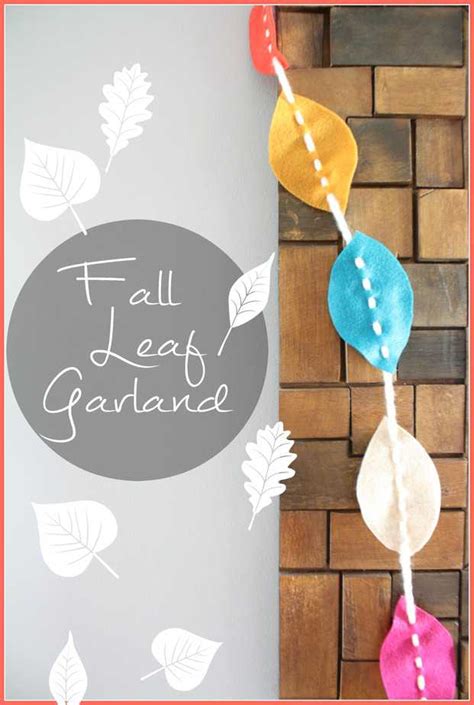 Fall Leaf Garland • DIY Mama