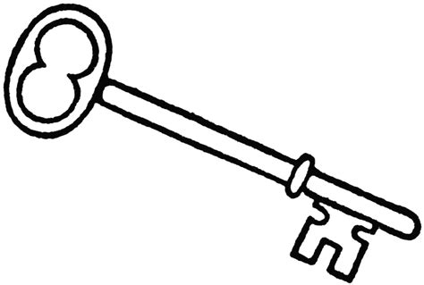 Old Fashioned Key | ClipArt ETC