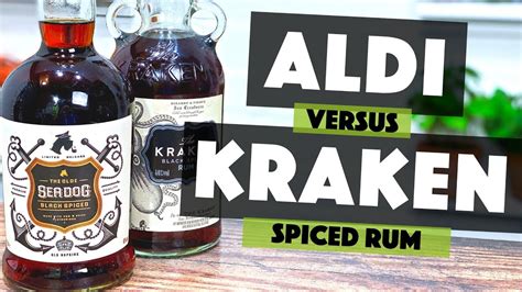 Aldi Seadog Black Spiced Rum Review and Kraken Rum Comparison | What to ...