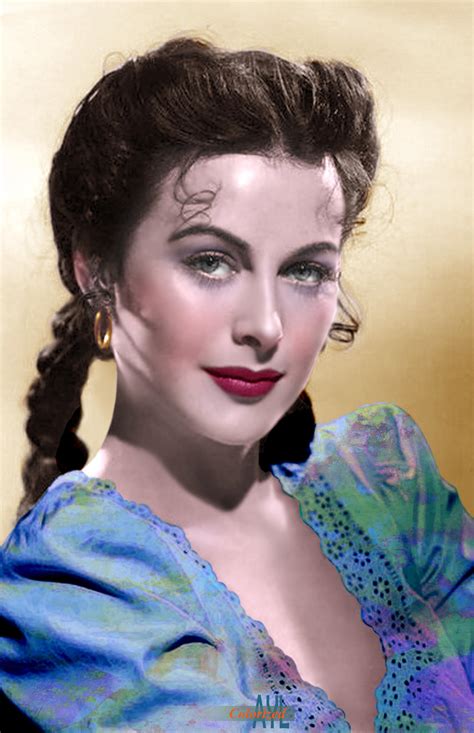 Hedy Lamarr, Tortilla Flat, 1942, colorized with liberties : r/Colorization