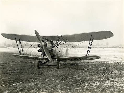 Lot - Vintage Photo Aviation Biplane Bristol