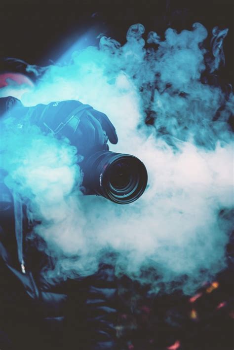 Download Photographer, Smoke, Camera Wallpapers - Colored Smoke ...