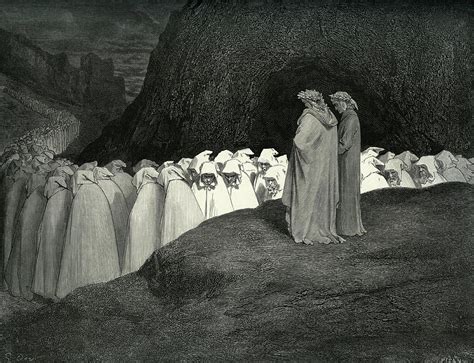 Scene From The Divine Comedy By Dante Illustration By Dore Painting by Gustave Dore - Fine Art ...