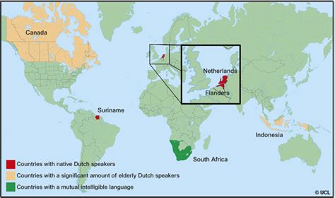 Nederlandstalige landen in de wereld Dutch-speaking countries in the ...