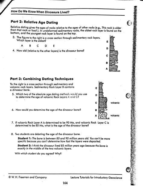 Solved: Relative Dating Gives The Ages Of Rocks Relative T... | Chegg.com