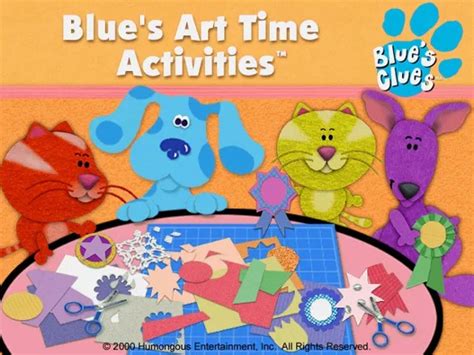 Blue's Clues: Blue's Art Time Activities (2000) - MobyGames