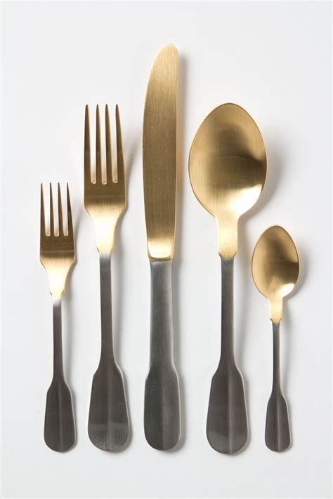 Setting the Table With: Gold Flatware | The Kitchn