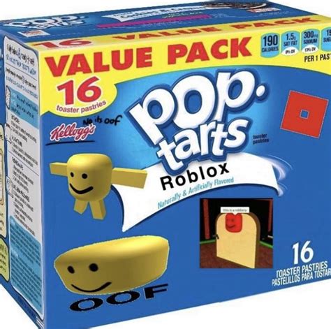 Roblox Pop Tarts | Funny food memes, Pop tarts, Weird snacks