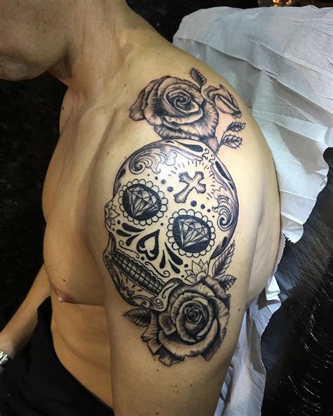 125+ Best Sugar Skull Tattoo - Designs & Meaning (2019)