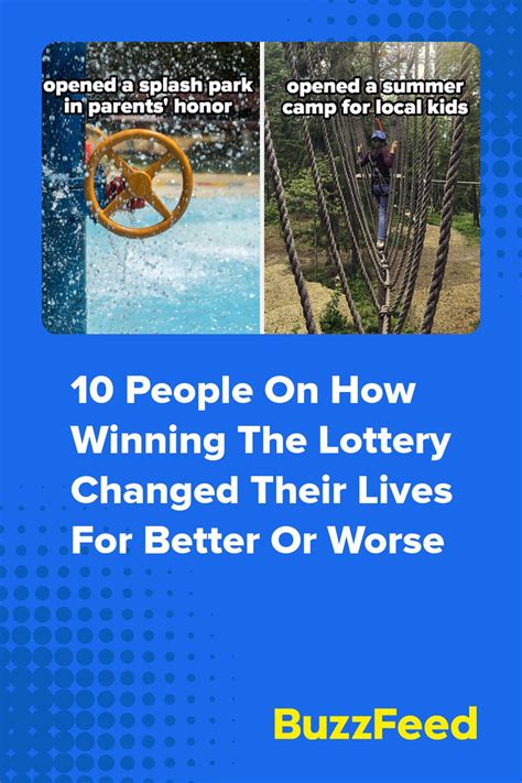 10 People On How Winning The Lottery Changed Their Lives For Better Or ...